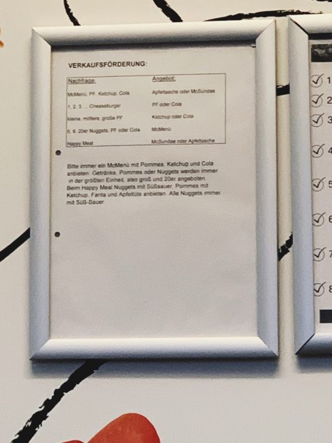 Verkaufsförderungsmaßnahmen bei Mc Doof