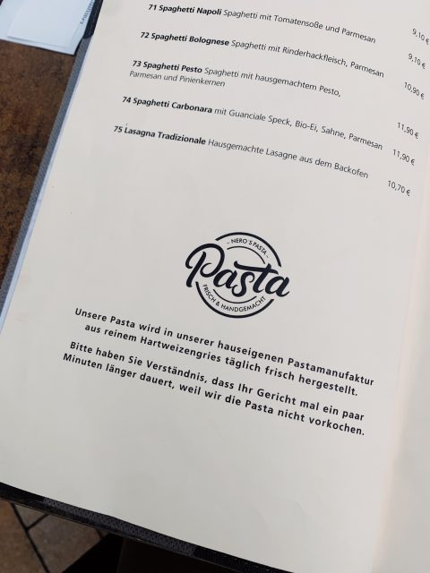 Frische Pasta geht eigentlich schneller
