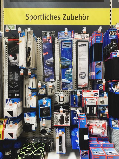 Unsportliches Zubehör