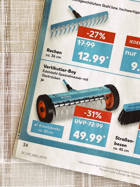 Coming up next: Das Vertikutier-girl