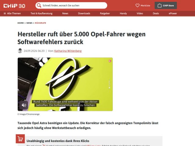 Deutsche Sprache, schwere Sprache: Opel-Fahrer werden zurückgerufen